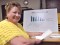 Renie Stephan conducted a year-long health assessment of Jefferson County as part of her doctorate studies at KU. The completed study as shown on the chart was released in public meetings recently at Valley Falls and Oskaloosa. Photo by Clarke Davis