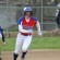 Oskaloosa sophomore Rachel Harding runs the bases against McLouth.