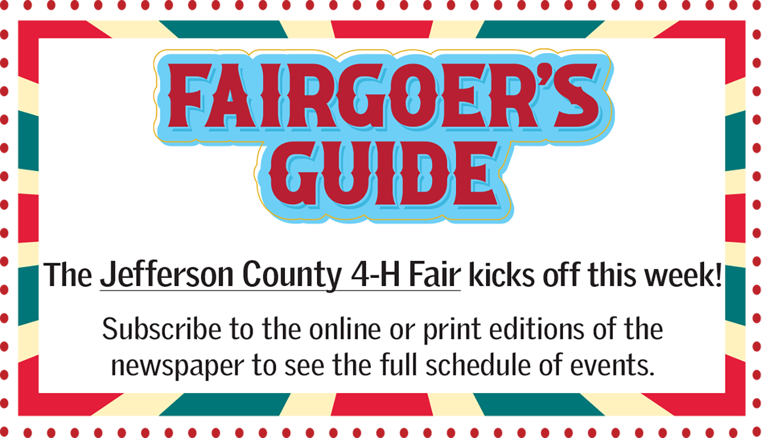 The Jefferson County Fair Guide